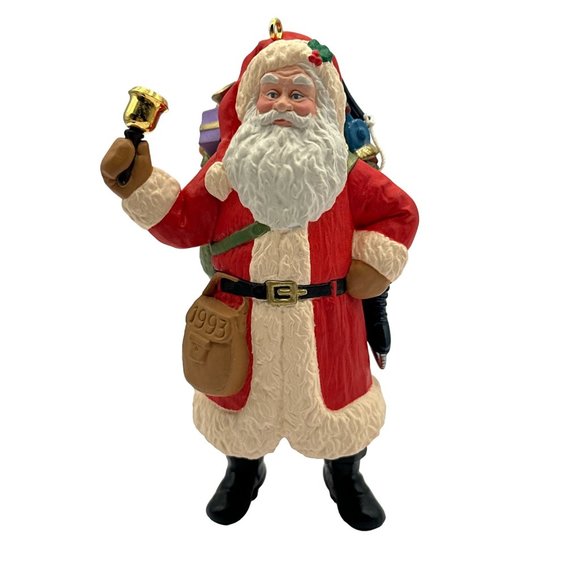Hallmark Keepsake Ornament Merry Olde Santa Collectors Series Ice Skates 1993 Vi - Picture 1 of 10